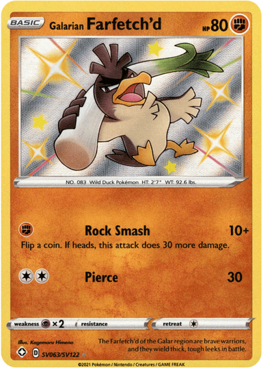 Galarian Farfetch`d #SV063/SV122