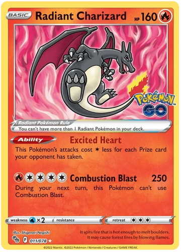 Pokemon Radiant Charizard 011/078, Radiant Venusaur 004/078, Radiant Blastoise good