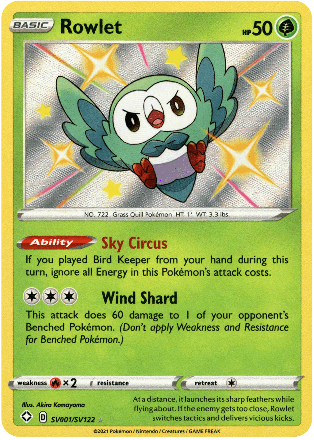 Rowlet #SV001/SV122