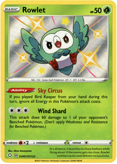 Rowlet #SV001/SV122